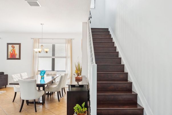 Dining room, Interior, Pendant Lights