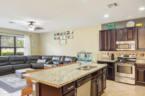 Interior, Kitchen, Living room, Recessed Lighting, Stainless Steel Appliances