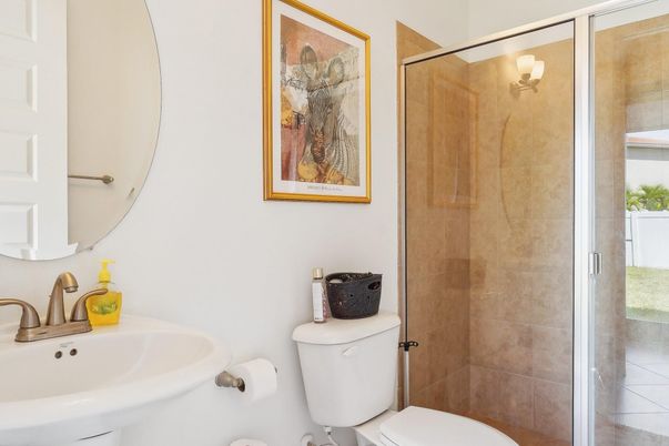Bathroom, Glass Shower, Interior