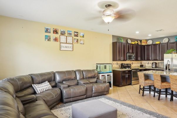 Interior, Kitchen, Living room, Recessed Lighting