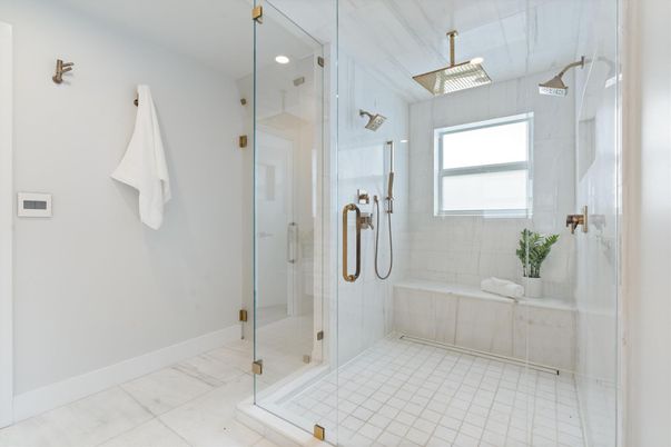 Bathroom, Glass Shower, Interior