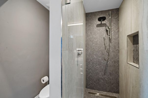 Bathroom, Glass Shower, Interior