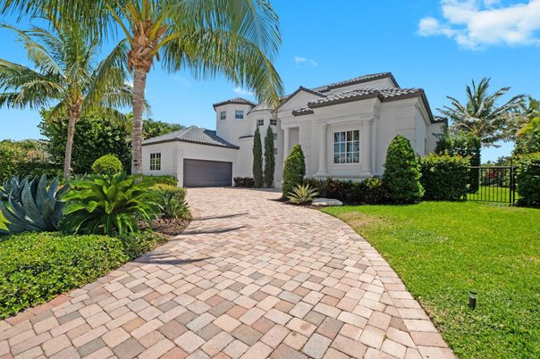 Attached, Backyard, Exterior, Facade, Mediterranean