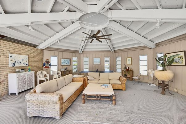 Interior, Living room, Stone Walls