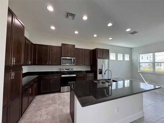 Interior, Kitchen, Recessed Lighting, Stainless Steel Appliances