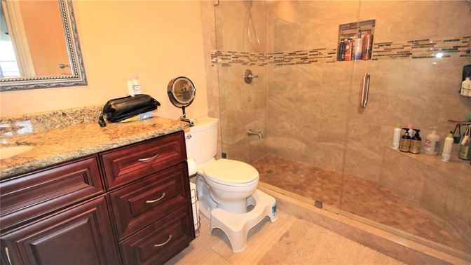 Bathroom, Glass Shower, Interior