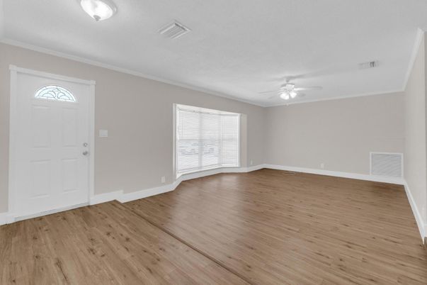 Empty room, Interior, Wood Texture Flooring