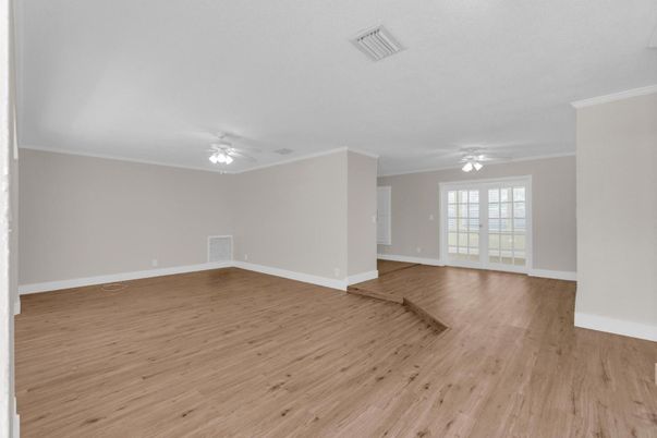 Empty room, Interior, Wood Texture Flooring