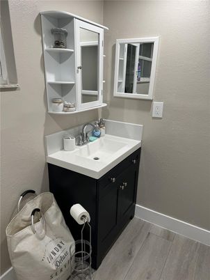 Bathroom, Interior, Wood Texture Flooring