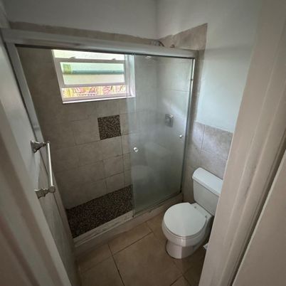 Bathroom, Glass Shower, Interior