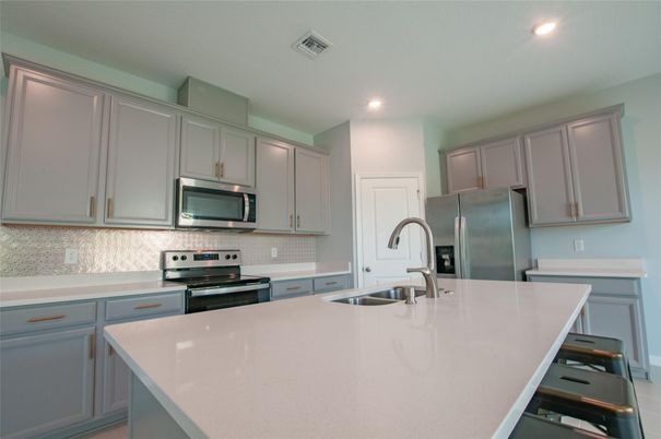 Interior, Kitchen, Recessed Lighting, Stainless Steel Appliances