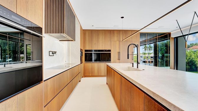 Interior, Kitchen, Pendant Lights