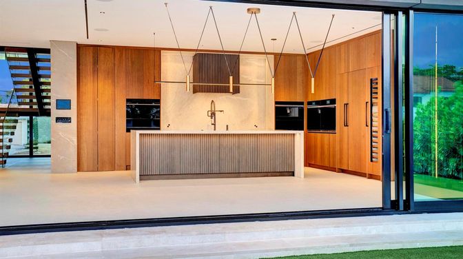 Interior, Kitchen, Pendant Lights, Recessed Lighting