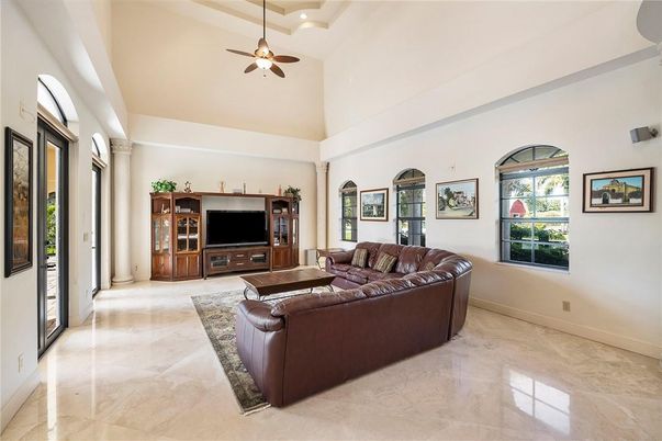 Interior, Living room, Recessed Lighting