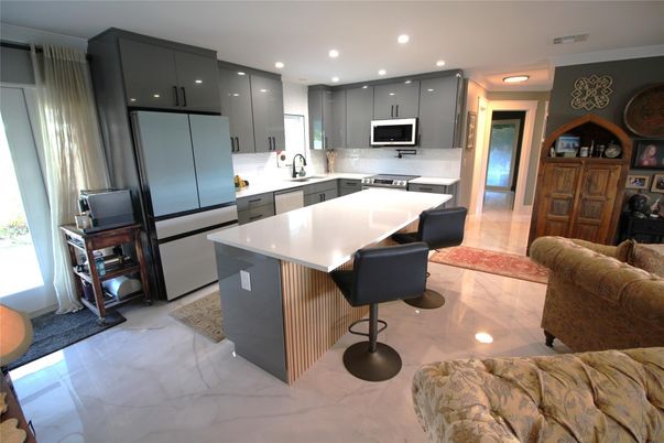 Interior, Kitchen, Marble, Recessed Lighting