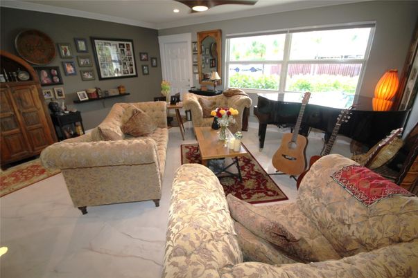 Interior, Living room, Recessed Lighting