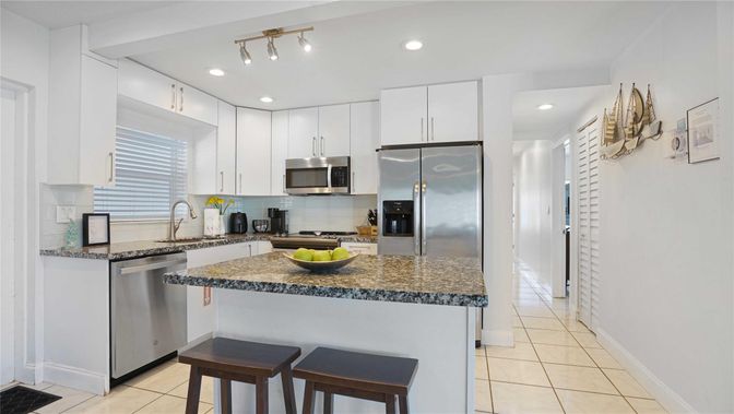 Interior, Kitchen, Recessed Lighting, Stainless Steel Appliances