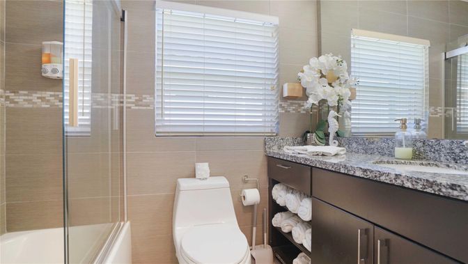 Bathroom, Glass Shower, Interior