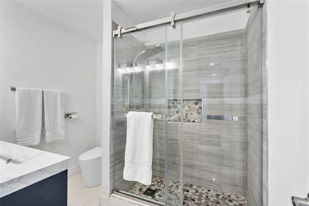 Bathroom, Glass Shower, Interior