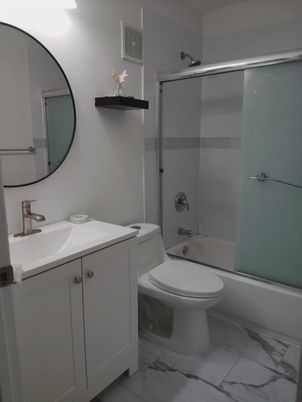 Bathroom, Glass Shower, Interior, Marble