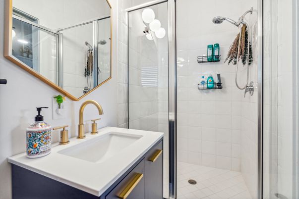 Bathroom, Glass Shower, Interior