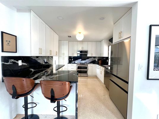 Interior, Kitchen, Recessed Lighting, Stainless Steel Appliances