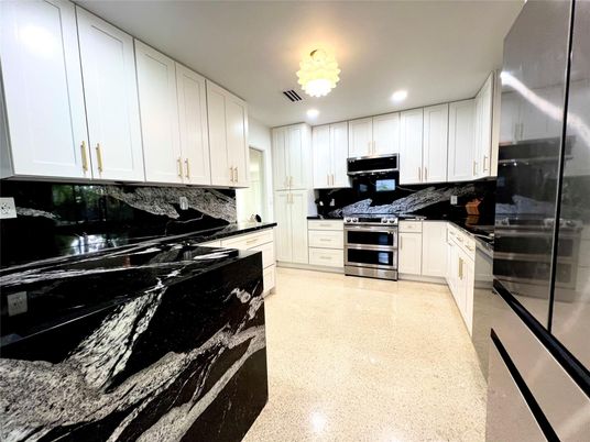 Interior, Kitchen, Recessed Lighting, Stainless Steel Appliances