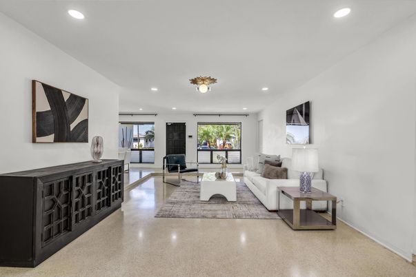 Interior, Living room, Recessed Lighting