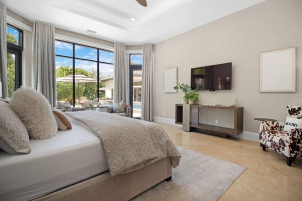 Bedroom, Interior, Recessed Lighting