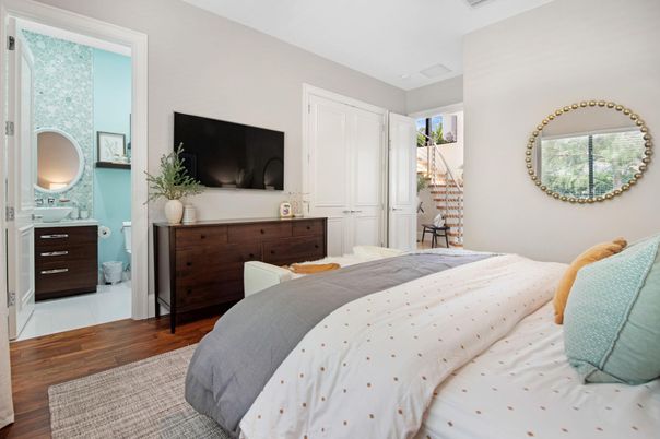 Bedroom, Interior, Wood Texture Flooring