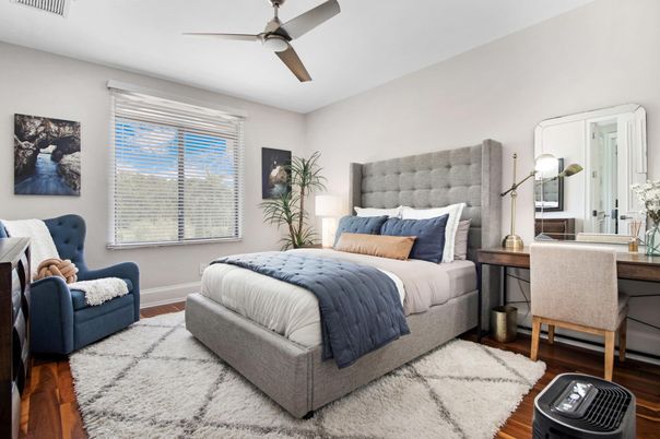 Bedroom, Interior, Wood Texture Flooring