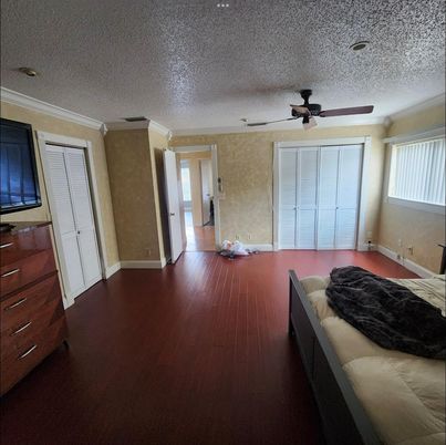 Empty room, Interior, Wood Texture Flooring