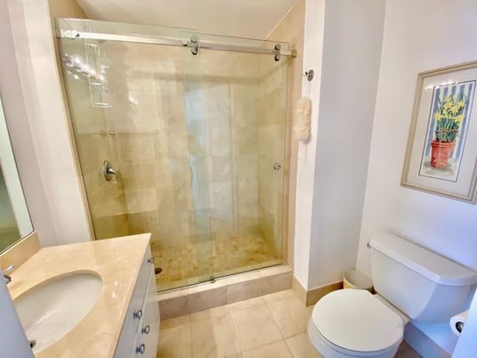 Bathroom, Glass Shower, Interior