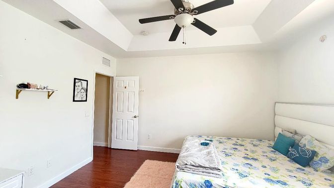 Bedroom, Interior, Wood Texture Flooring