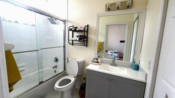 Bathroom, Glass Shower, Interior