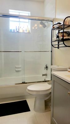 Bathroom, Glass Shower, Interior