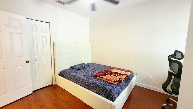 Bedroom, Interior, Wood Texture Flooring
