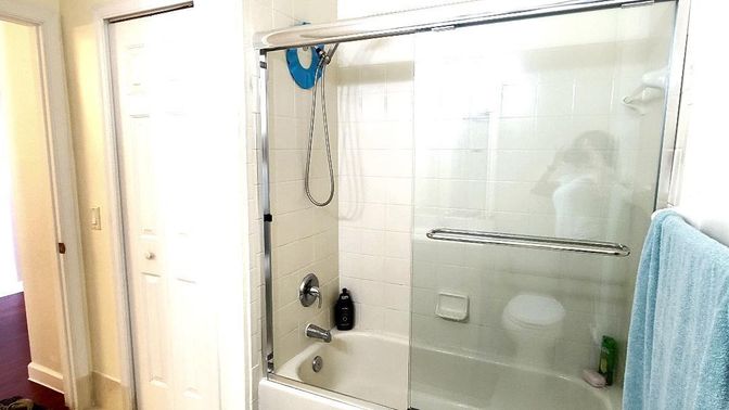 Bathroom, Glass Shower, Interior