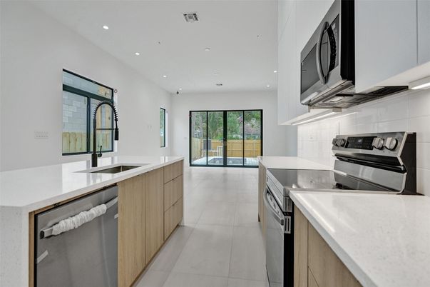 Interior, Kitchen, Recessed Lighting, Stainless Steel Appliances