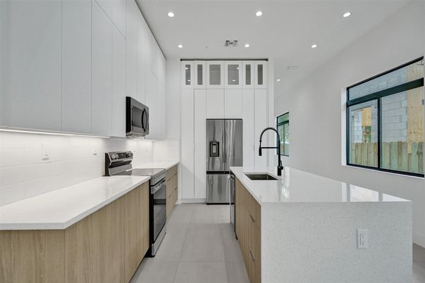 Interior, Kitchen, Recessed Lighting, Stainless Steel Appliances