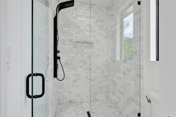 Bathroom, Glass Shower, Interior