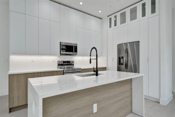 Interior, Kitchen, Recessed Lighting, Stainless Steel Appliances