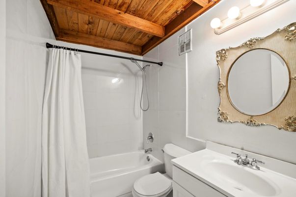 Bathroom, Interior, Wooden Beams, Wooden Ceilings