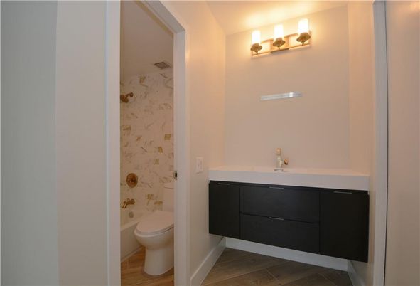 Bathroom, Interior, Wood Texture Flooring