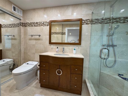 Bathroom, Glass Shower, Interior