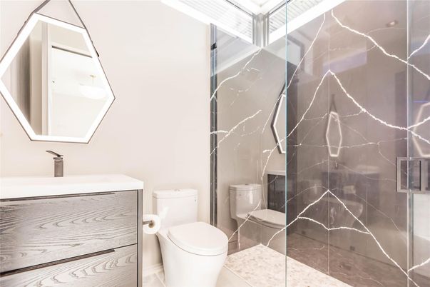 Bathroom, Glass Shower, Interior