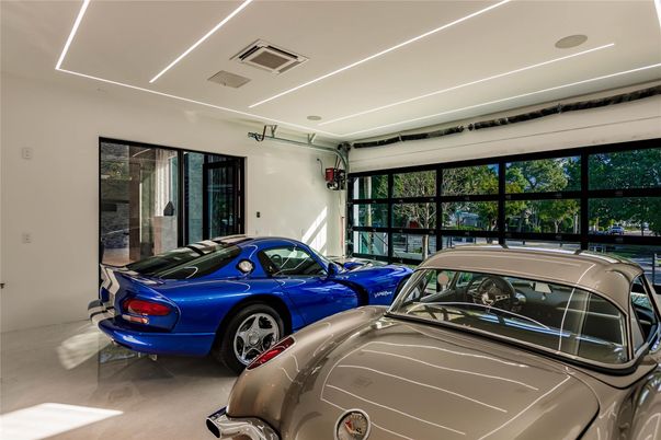 Garage, Interior, Recessed Lighting