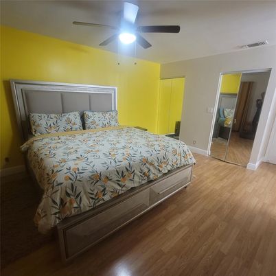 Bedroom, Interior, Wood Texture Flooring