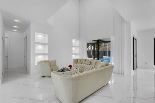 Interior, Living room, Marble, Recessed Lighting
