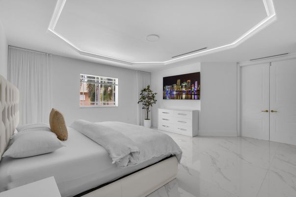Bedroom, Interior, Marble